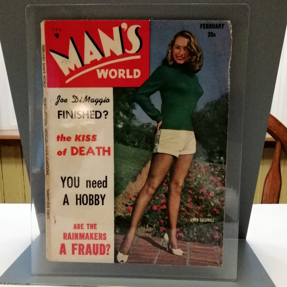 MAN'S World 1950 Magazine Cover